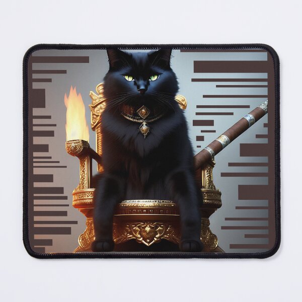 Item preview, Black Cat King designed and sold by markyartshop.