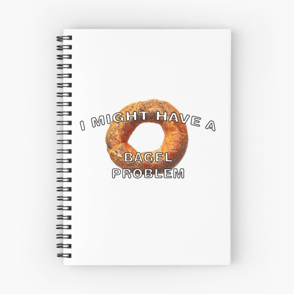 Item preview, Bagels Lover Gift - I Might Have a Bagel Problem - Bagel Day Throw Pillow designed and sold by nadiammk.