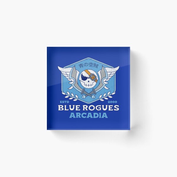 Artikelvorschau, Blaues Schurken-Schmutz-Emblem entworfen und verkauft von Lagelantee.