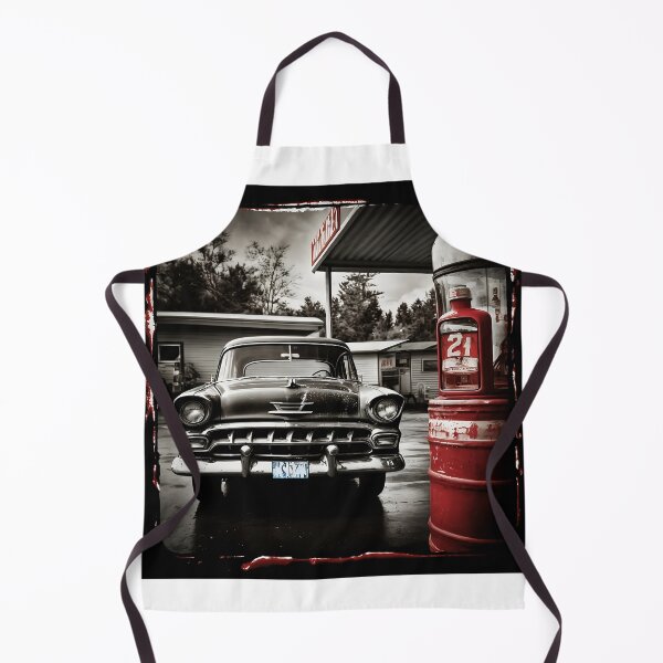 Item preview, Muscle Car Dreams: An iconic American car at a vintage gas station / Muscle Car Dreams: An iconic American car at a vintage gas station designed and sold by jolashop.