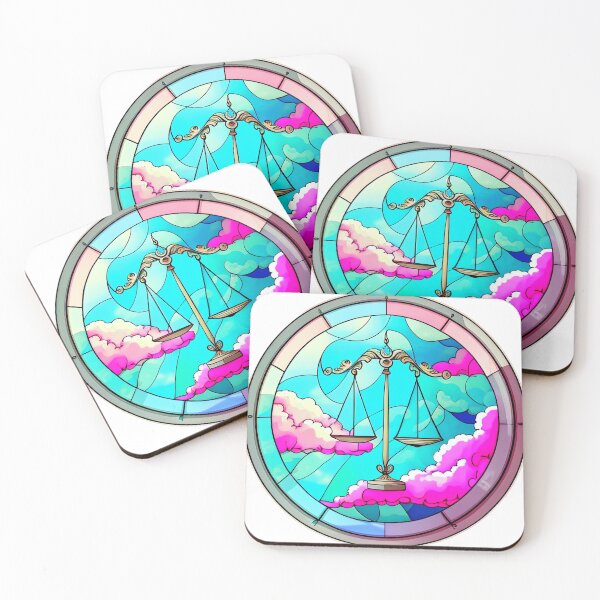 Item preview, LIBRA Astrology Sign | The Scales | Air Sign | Stained Glass designed and sold by literallyicant.
