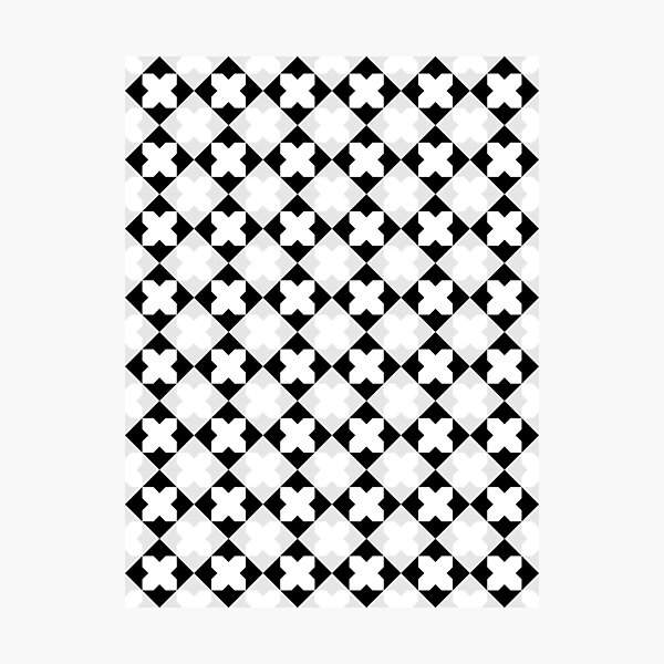 Artikel-Vorschau von Geometrisches, modernes und minimalistisches Muster (1) – minimalistisches, elegantes, einfaches (schwarz-weißes) Design, designt und verkauft von FenMou.