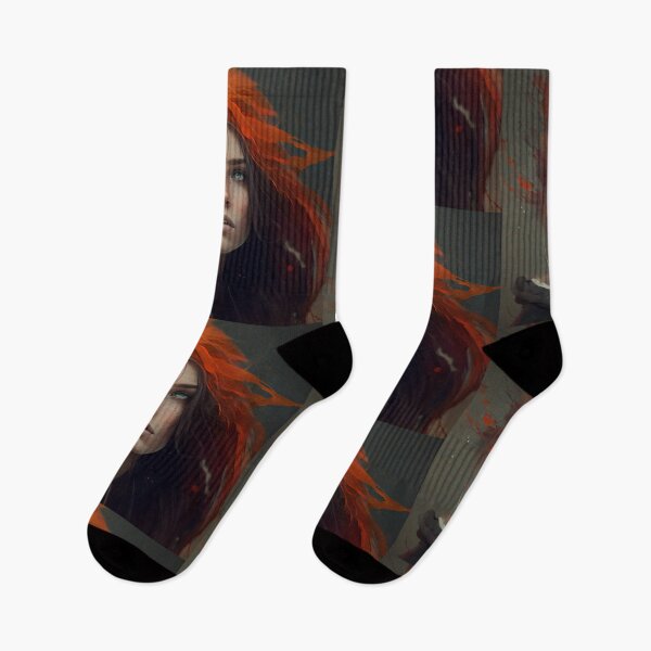 Item preview, Redhead Woman designed and sold by Skull Rhiz.