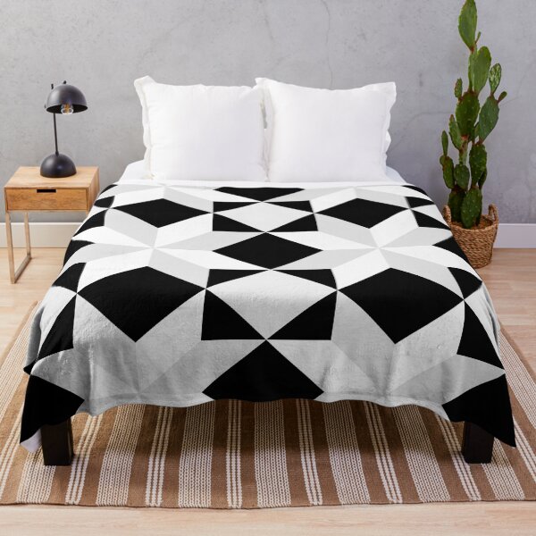 Item preview, Patrón geométrico moderno y minimalista (4): diseño minimalista, elegante, simple (blanco y negro) designed and sold by FenMou.