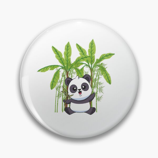 Aperçu de l'œuvre Panda with Bamboo in the Jungle créée et vendue par Anyone For Seconds Designs.
