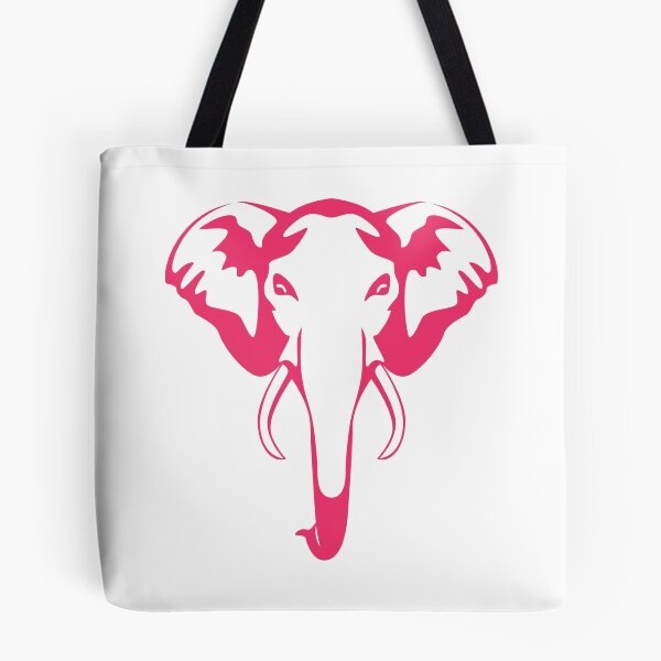 Artikelvorschau, Fuchsia Pink Elephant entworfen und verkauft von KatsCanvas.