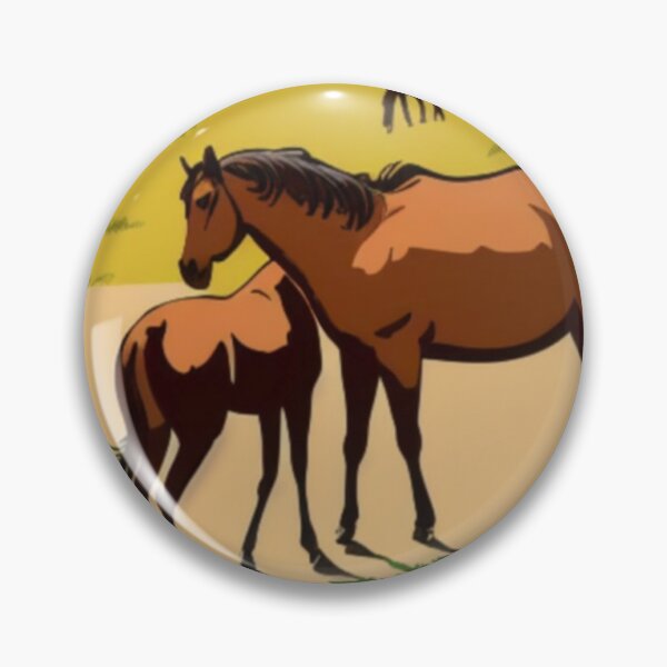 Item preview, Stable Island National Park Illustrated Horse Poster designed and sold by kbracey-meraki.