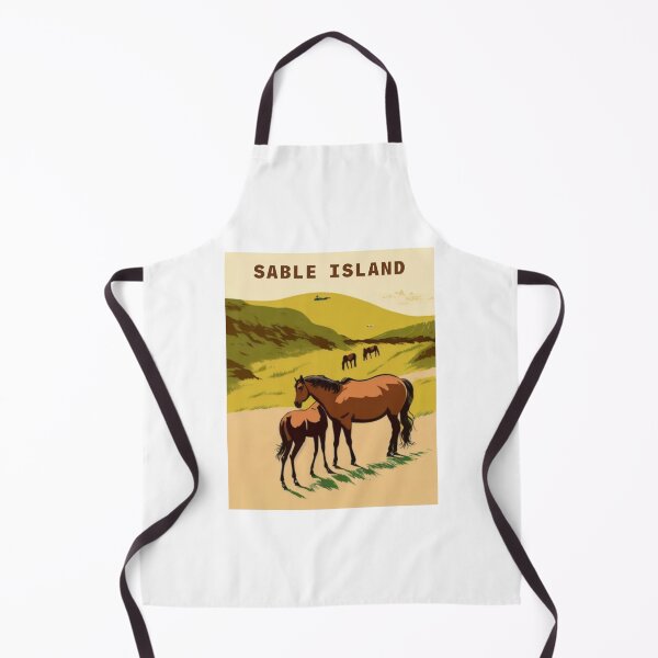 Item preview, Caballo ilustrado del Parque Nacional Stable Island Póster designed and sold by kbracey-meraki.