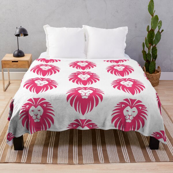 Item preview, Fuchsia Pink Lion designed and sold by KatsCanvas.