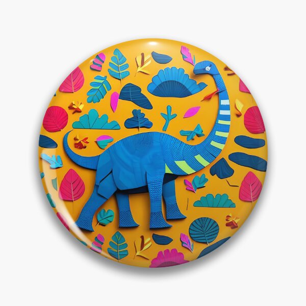 Item preview, DIY Brontosaurus - craft paper style designed and sold by JoanNinjaHen.