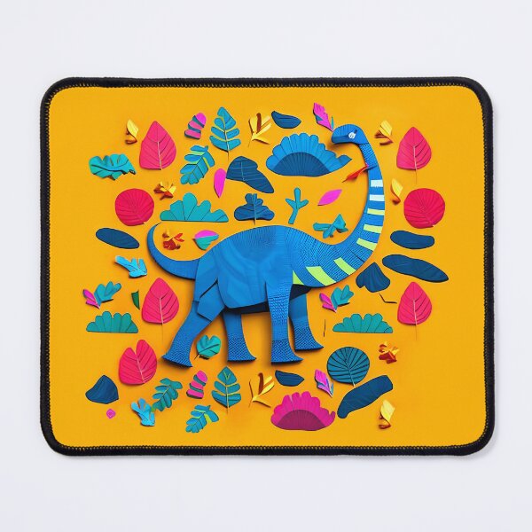 Item preview, DIY Brontosaurus - craft paper style designed and sold by JoanNinjaHen.