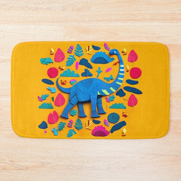 Item preview, DIY Brontosaurus - craft paper style designed and sold by JoanNinjaHen.