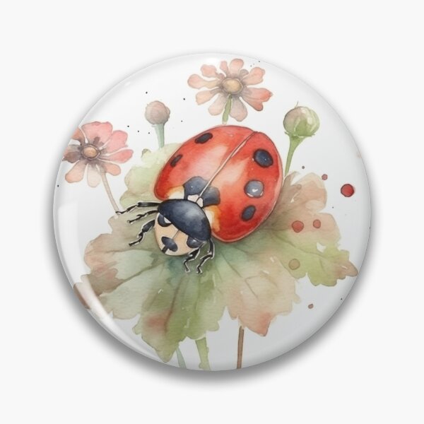 Item preview, Watercolor ladybug designed and sold by holodream.
