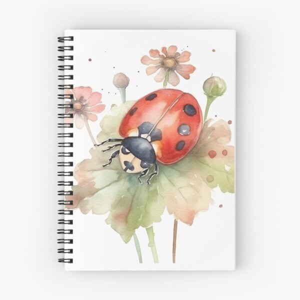 Item preview, Watercolor ladybug designed and sold by holodream.