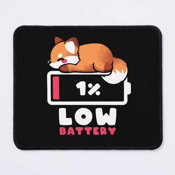 Item preview, Low battery fox designed and sold by NemiMakeit.