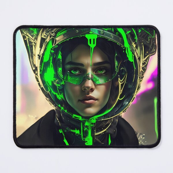 Item preview, Poster future women, green style designed and sold by Skyluxdesign.