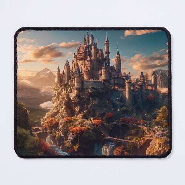 Item preview, Fantasy Castle, Imagination Art, Magical Kingdom designed and sold by SunDoor Art.