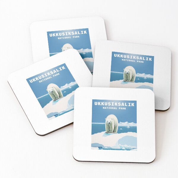 Item preview, Ukkusiksalik National Park Illustrated Poster designed and sold by kbracey-meraki.