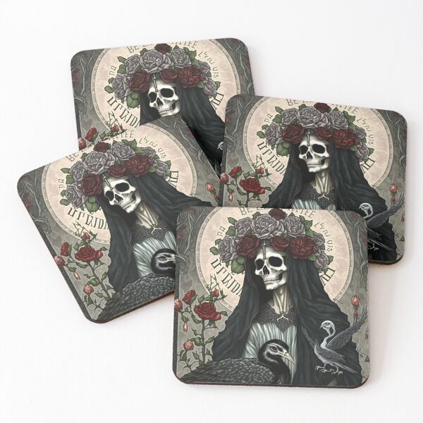 Item preview, Nuestra Señora de la Santa Muerte designed and sold by The-Dark-Art.