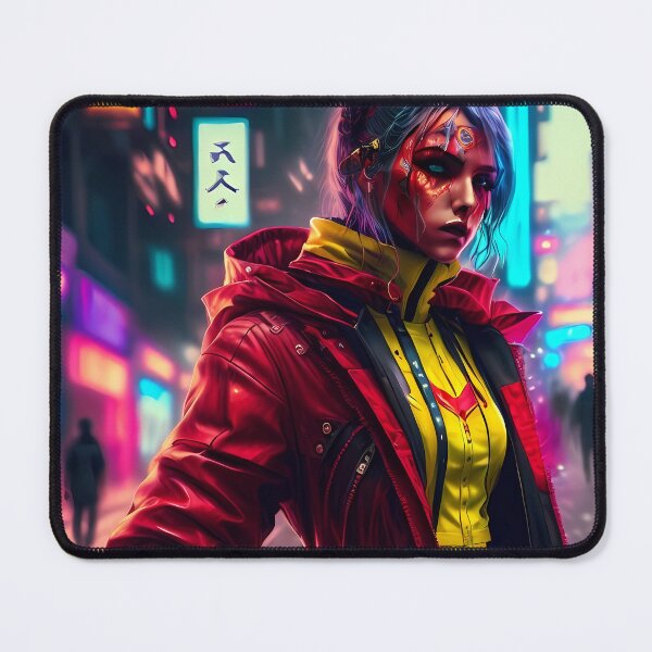 Item preview,  Canvas Poster future women, red style designed and sold by Skyluxdesign.