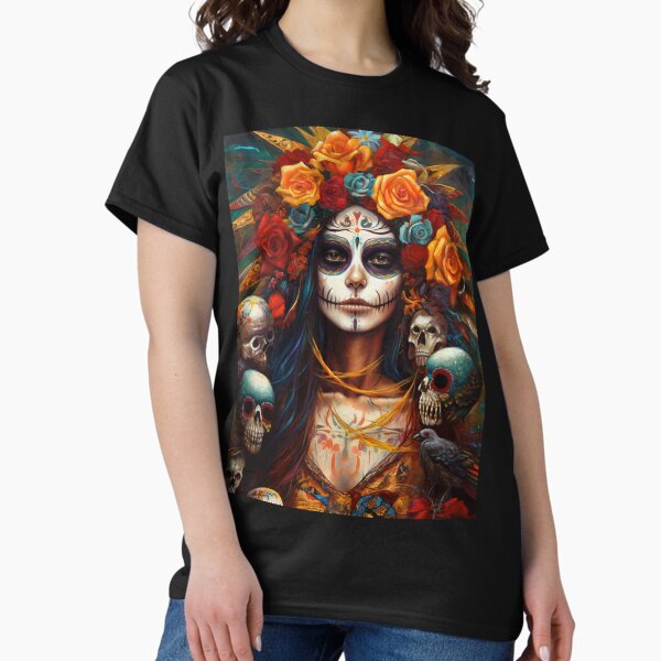 Aperçu de l'œuvre Nuestra Señora de la Santa Muerte créée et vendue par The-Dark-Art.