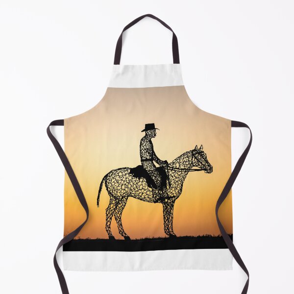 Item preview, Parachilna, Horseman, Jackaroo, Sculpture, Sunset designed and sold by HSRPhotography.