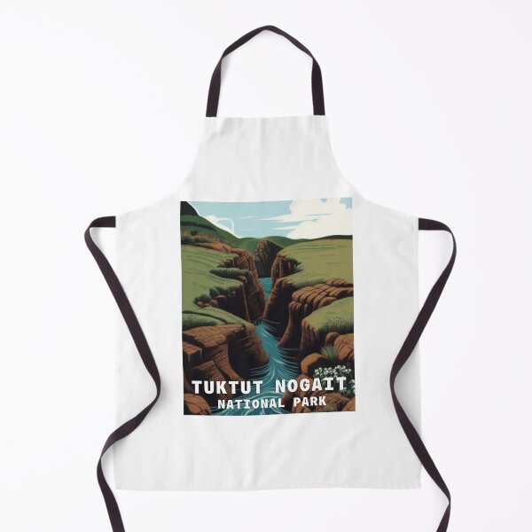Item preview, Tuktut Nogait National Park Illustrated Poster designed and sold by kbracey-meraki.
