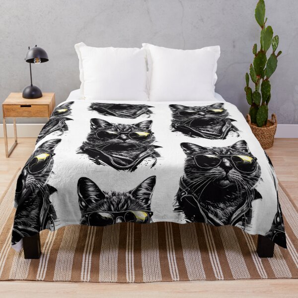 Item preview, Cool Black Cat with Shades designed and sold by NVDesigns.