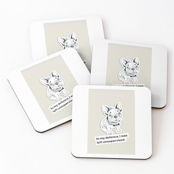 Item preview, In my defence I was unsupervised French bulldog cub  designed and sold by BiancaNeaguArt.
