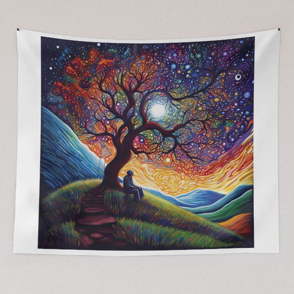 Item preview, Tree of Psychedelia designed and sold by thewandswant.