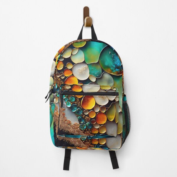 Item preview, Pointillism seaglass golden streams abstract designed and sold by Piotrek0001.