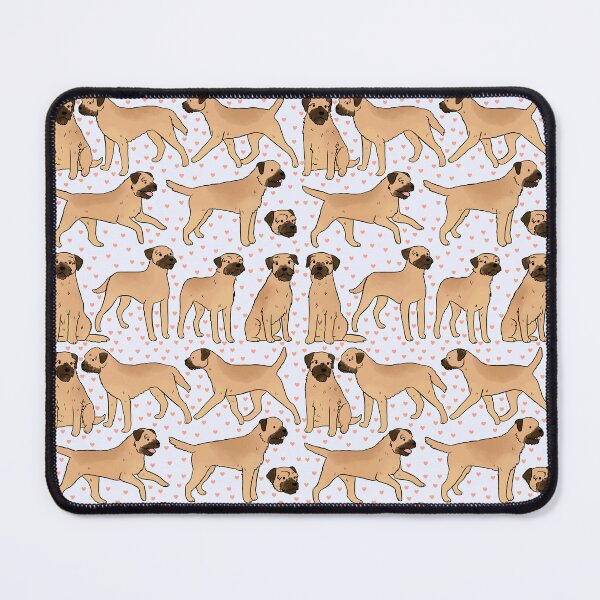 Item preview, Cute border terrier pattern  designed and sold by Yarafantasyart.