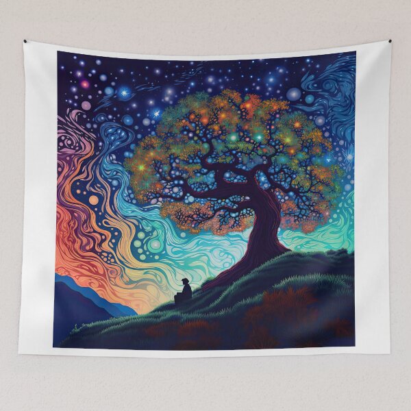 Item preview, Mystical Psychedelic Oasis designed and sold by thewandswant.