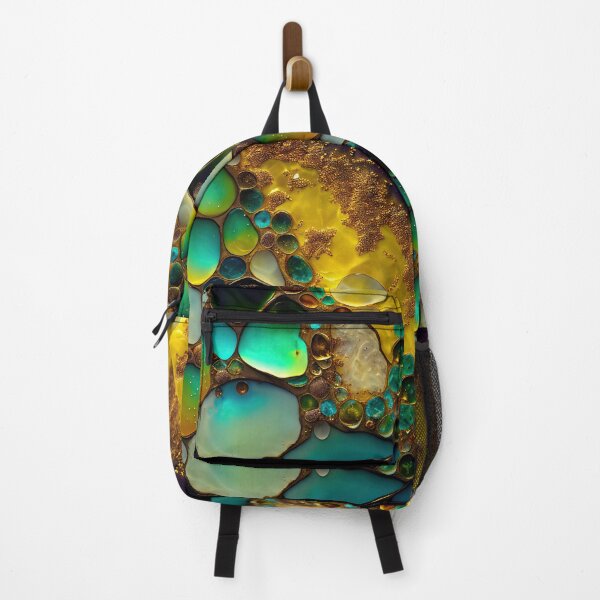 Item preview, Pointillism seaglass golden streams abstract designed and sold by Piotrek0001.