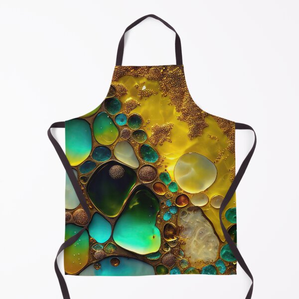 Item preview, Pointillism seaglass golden streams abstract designed and sold by Piotrek0001.