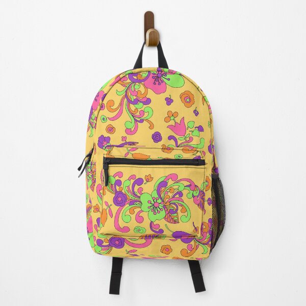 Item preview, Retro Groovy graphic Floral Pattern designed and sold by NPrintsDesign.