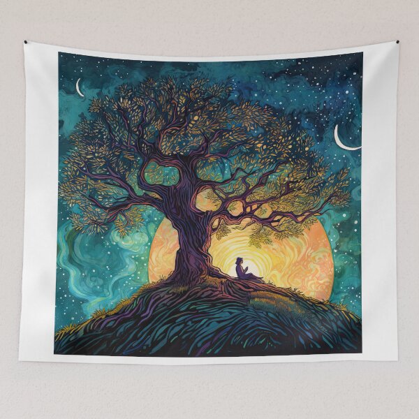 Item preview, Psychedelic Dreamscape designed and sold by thewandswant.
