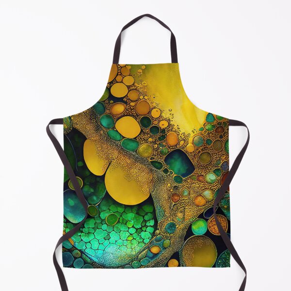 Item preview, Pointillism seaglass golden streams abstract designed and sold by Piotrek0001.