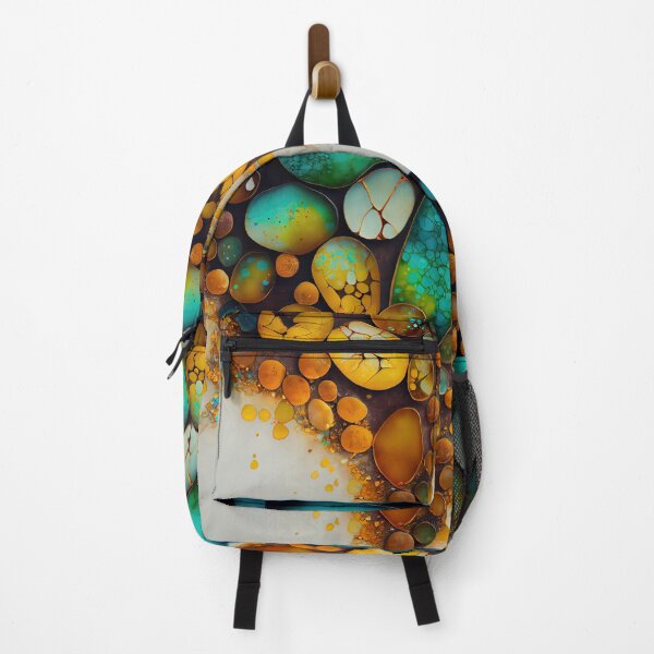 Item preview, Pointillism seaglass golden streams abstract designed and sold by Piotrek0001.
