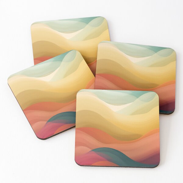 Item preview, Colorful Rainbow Wave Abstract Art designed and sold by Etienne & Yolandi  Outram.