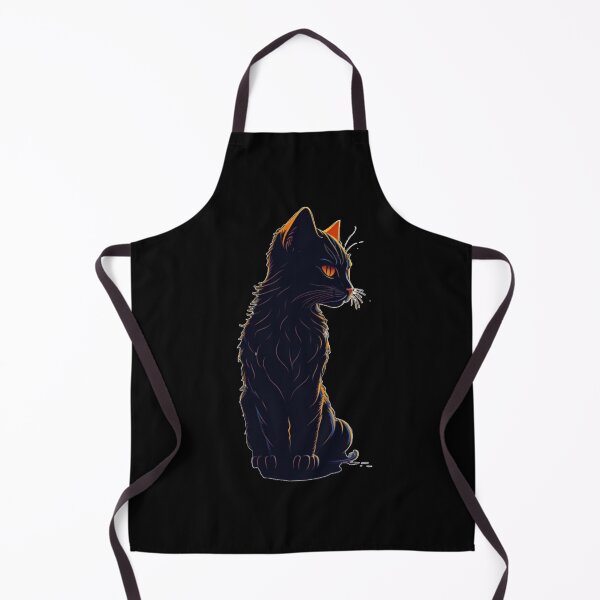 Item preview, Colorful Sunset Cat Silhouette Art Print designed and sold by MediaPOX.