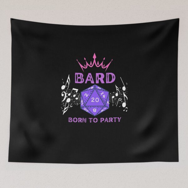Item preview, Bard - Born to Party! designed and sold by InkStars.