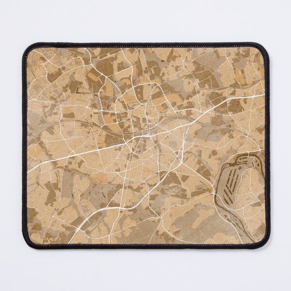 Item preview, Map of Essen (Germany) in sepia vintage style designed and sold by blursbyai.