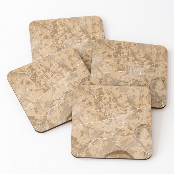 Item preview, Map of Essen (Germany) in sepia vintage style designed and sold by blursbyai.