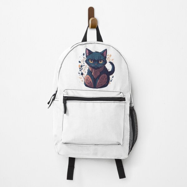 Item preview, Whimsical Cat Illustration in Studio Ghibli Style Art Print designed and sold by MediaPOX.