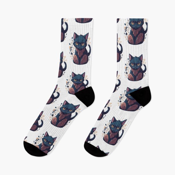 Item preview, Whimsical Cat Illustration in Studio Ghibli Style Art Print designed and sold by MediaPOX.