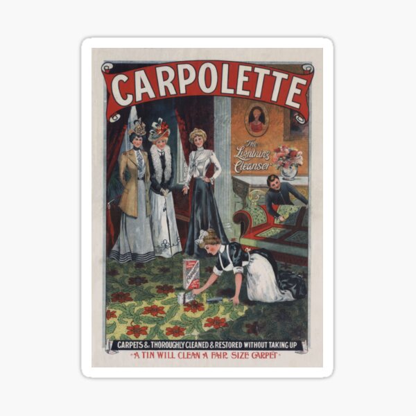 Item preview, Carpolette Carpet Cleaner Victorian Era Advertisement designed and sold by Onodera.