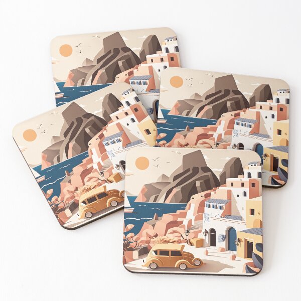 Item preview, Summer Vibes in Santorini designed and sold by Venon28.