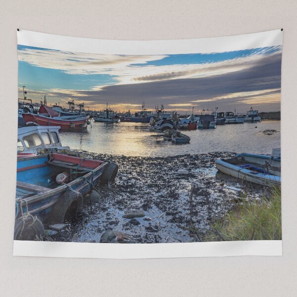 Item preview, Fishing boats at rest designed and sold by grumpykeith.