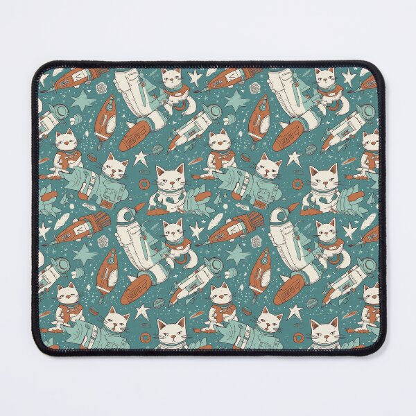 Item preview, Cats in Space Tiled Artwork #1 designed and sold by ArcStormDesigns.